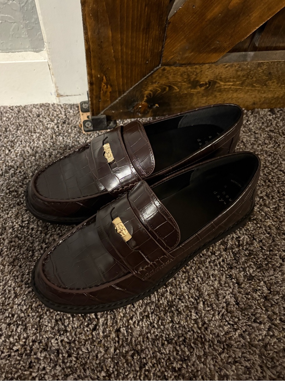 Target-a new day-Brown Loafers NWOT - Picture 1 of 3
